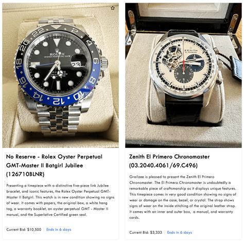 rolex watch auction|grailzee watch auctions.